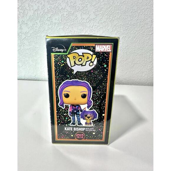 Funko Pop! Marvel - Kate Bishop with Lucky the Pizza Dog 1212 Only at Target - Picture 2 of 6